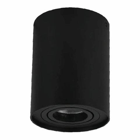 LAMP DE TECHO GU10 C/NEGRO