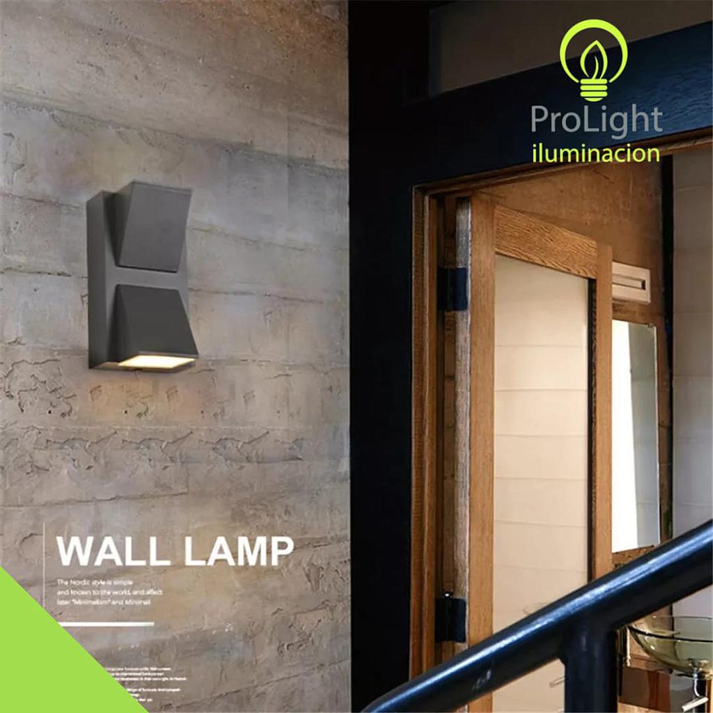 LAMP DE PARED 2X3W 