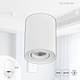 LAMP DE TECHO GU10 BLANCO