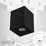 LAMP DE TECHO GU10 CUAD 